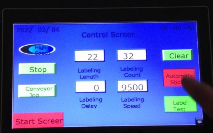 Mašina za otkrivanje predmeta s automatskim dvostrukim bočnim naljepnicama s gramofonom