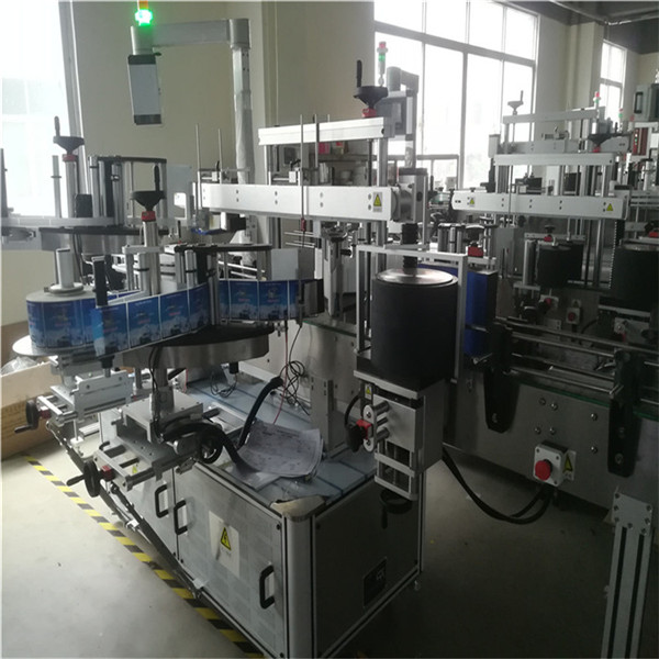 Stroj za etiketiranje samoljepljivih naljepnica za naljepnice s 3 plastične boce za kemikalije i vodu