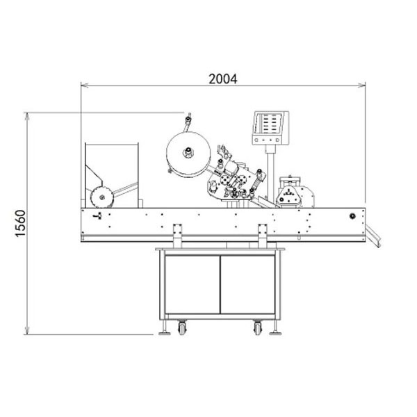 Brzi potpuno automatizirani stroj za označavanje bočica za male boce